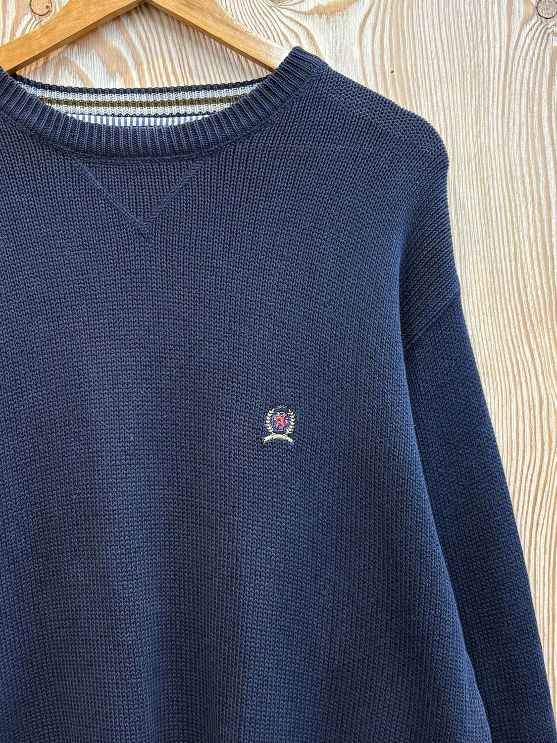 타미힐피거 크레스트 로고 헤비 니트 상품이미지5