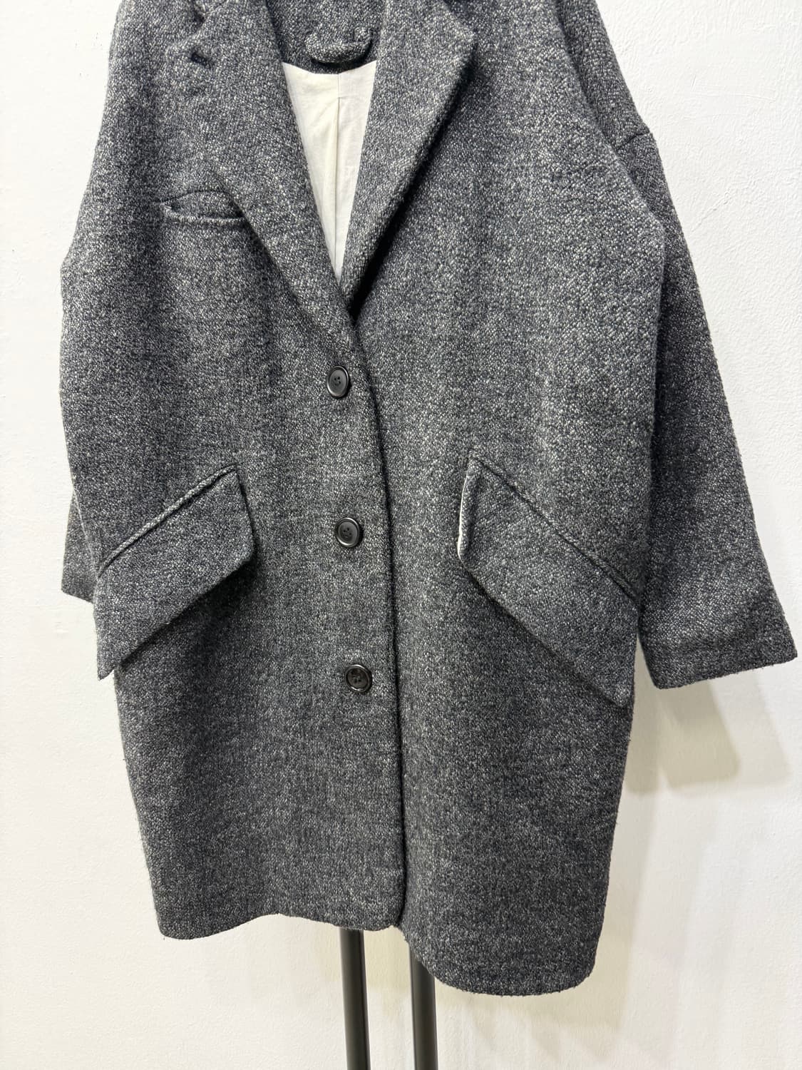 정품) 이자벨마랑 루즈핏 헤링본 코트자켓 0 상품이미지3