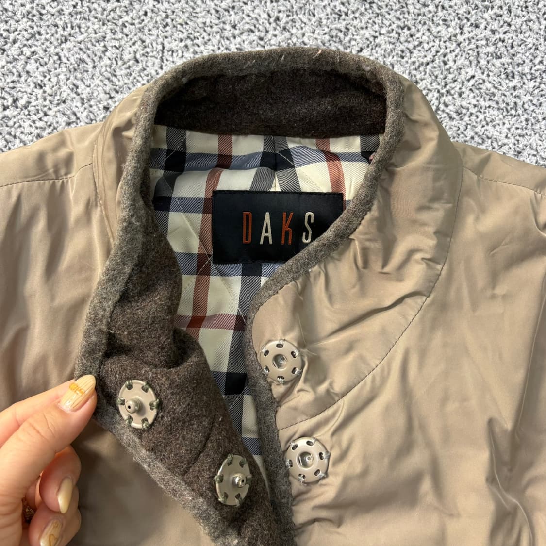 100 닥스 울 하프 코트 점퍼 0413J 상품이미지2