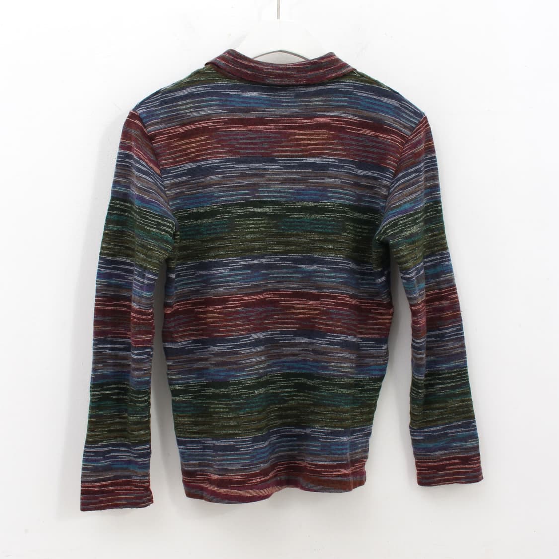 미쏘니 Missoni 패턴 스트라이프 칼라 긴팔 니트 폴리티셔츠 상품이미지6