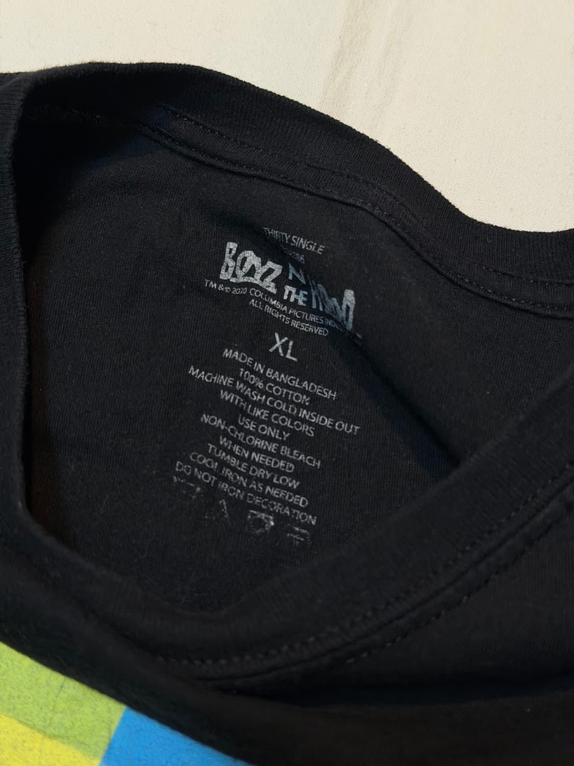 보이즈 앤 후드 ice cube 힙합 랩티 반팔 티셔츠 블랙 상품이미지3