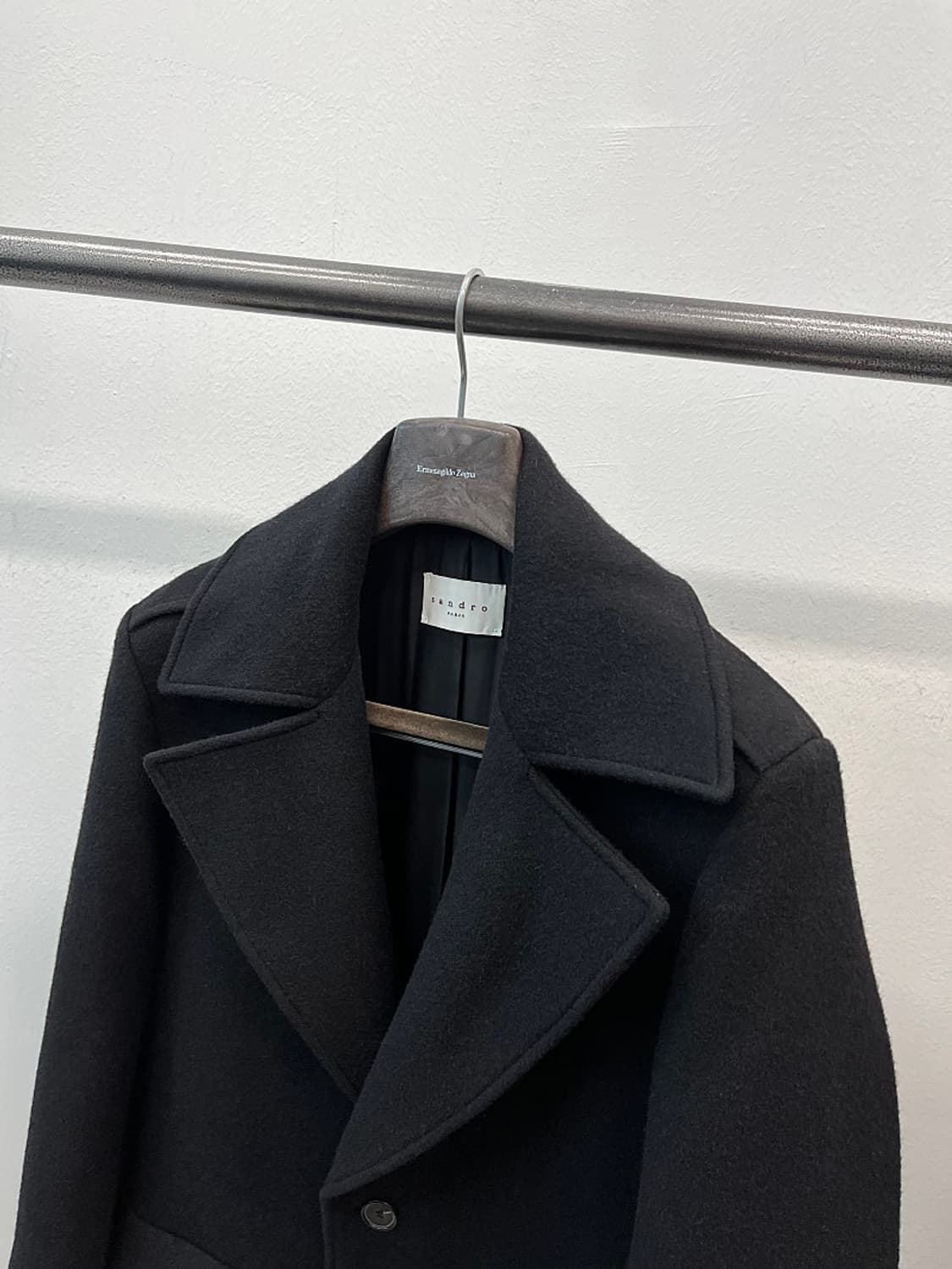 100) 산드로 카멜헤어 롱코트  상품이미지3