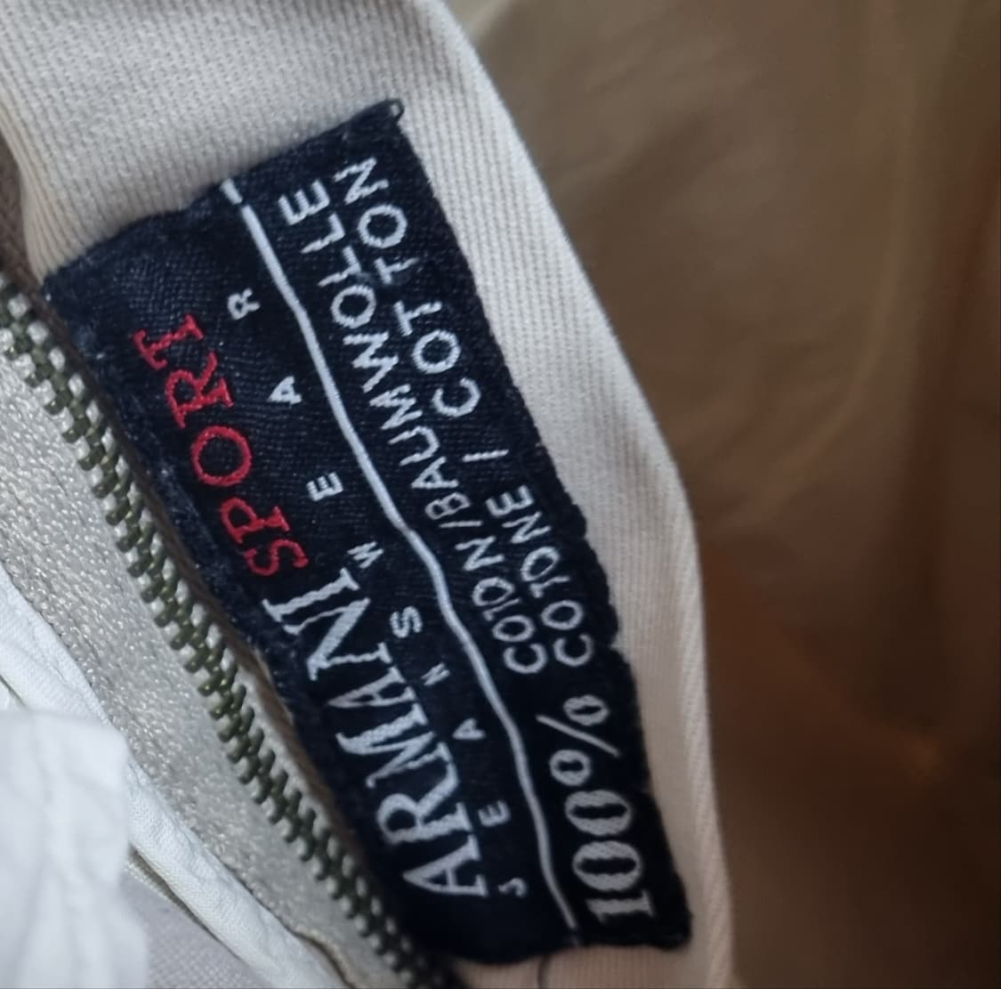 31) 아르마니 베이지 면바지 치노팬츠 상품이미지5