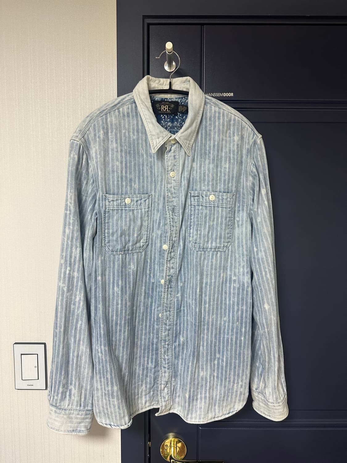 RRL 더블알엘 더블페이스 워크셔츠 M 상품이미지3