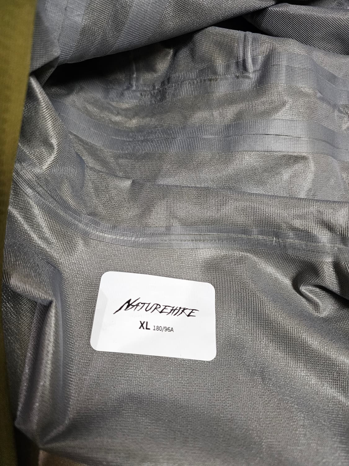 ​[XL] 네이처하이크 올리브 베이지 투톤 하드쉘 방수 자켓 상품이미지7