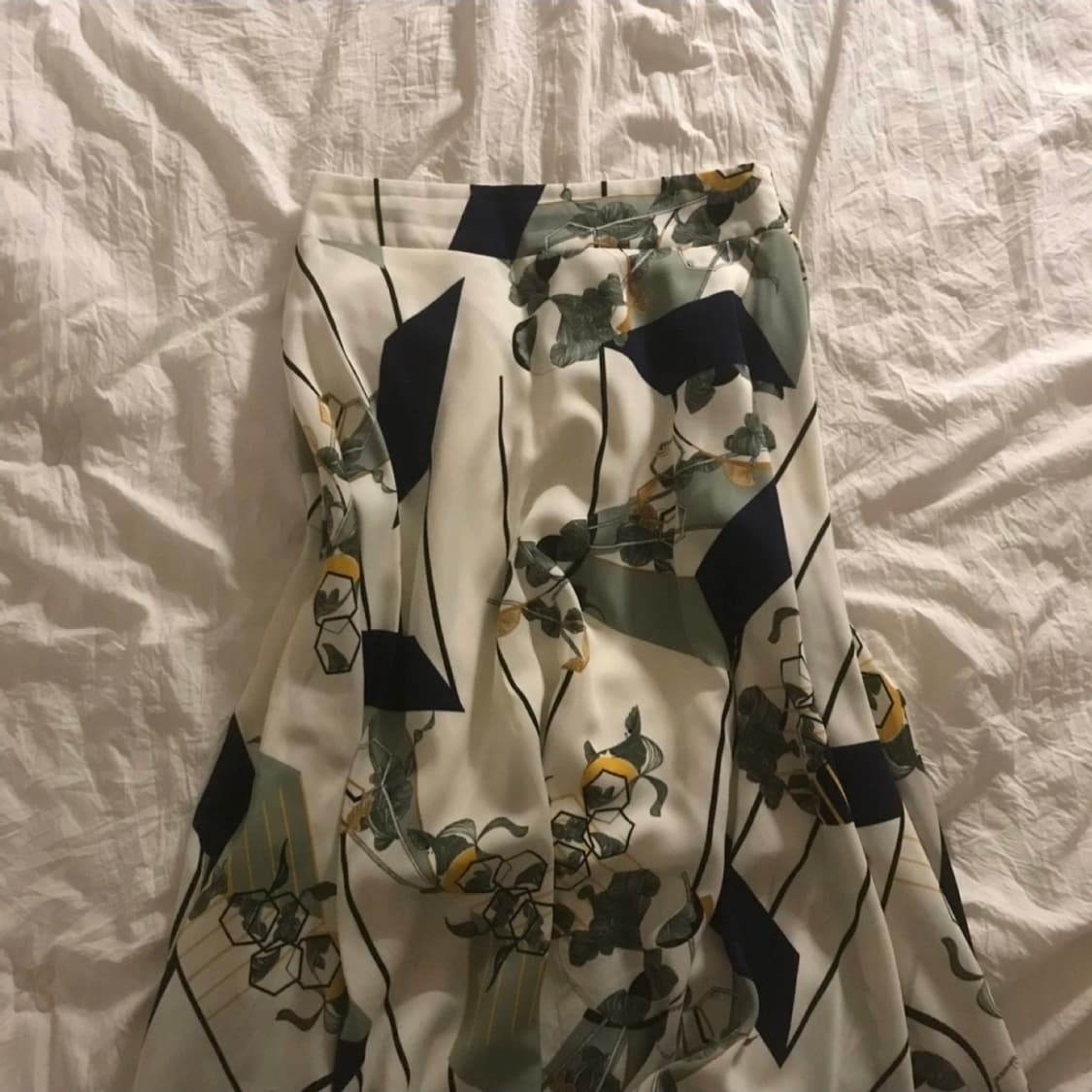 빈티지 패턴 롱 스커트 상품이미지1