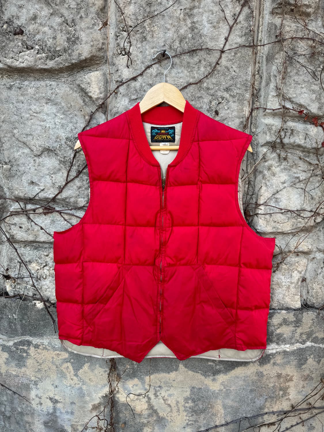 60s 에디바우어 빈티지 구스 다운 패딩 베스트 탈론 지퍼 조끼 46 상품이미지1