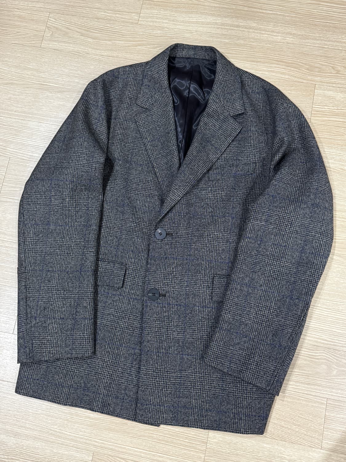 [48] 우영미 21FW 메인체크 싱글자켓 상품이미지1