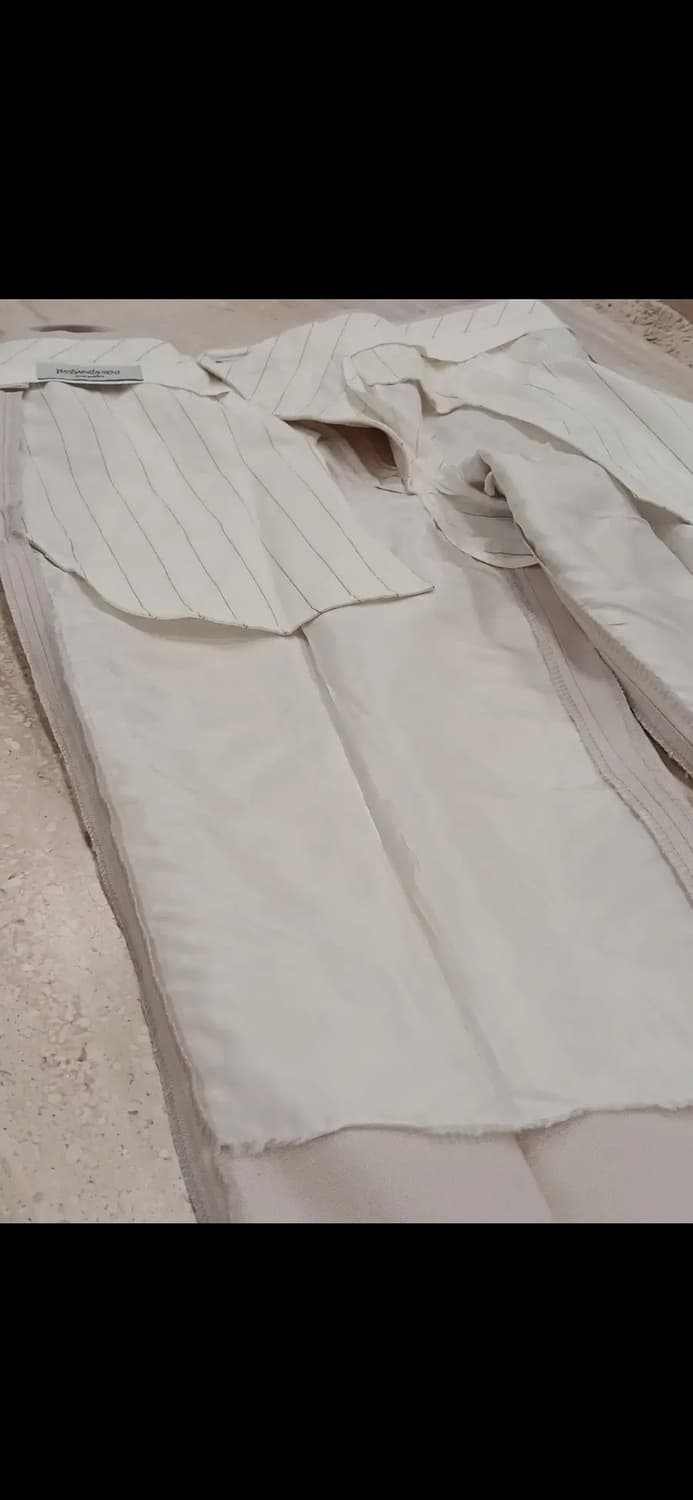 YSL rive gauche COTTON CANVAS WIDE PANTS 상품이미지8