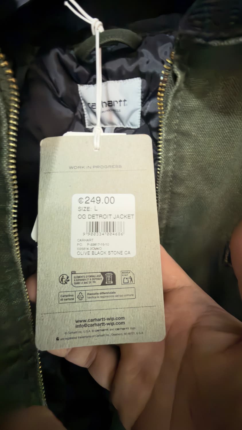 칼하트og디트로이트 올리브L사이팝니다 상품이미지2