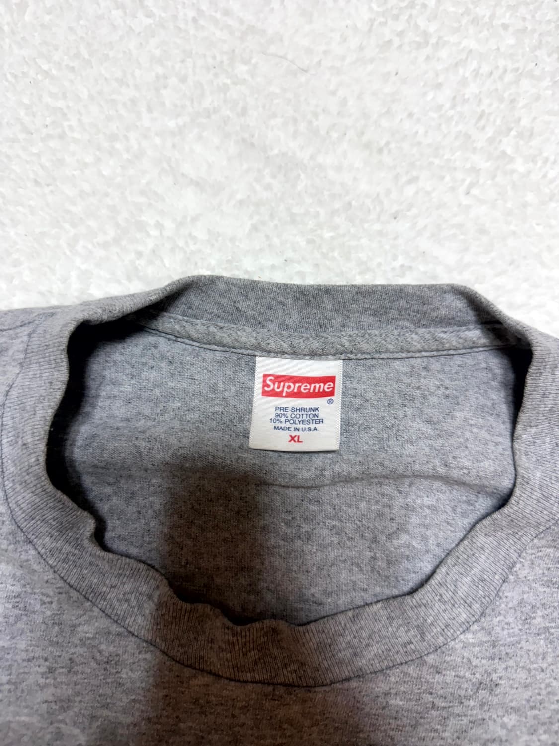 슈프림 노 유얼 라이츠 프린팅 반팔 티셔츠 XL 상품이미지4