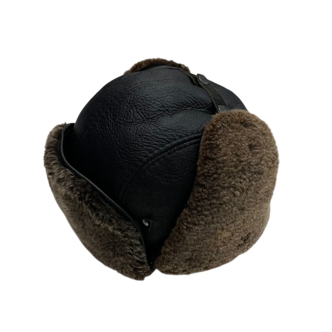 빈티지 뽀글이 가죽 군밤모자 상품이미지7
