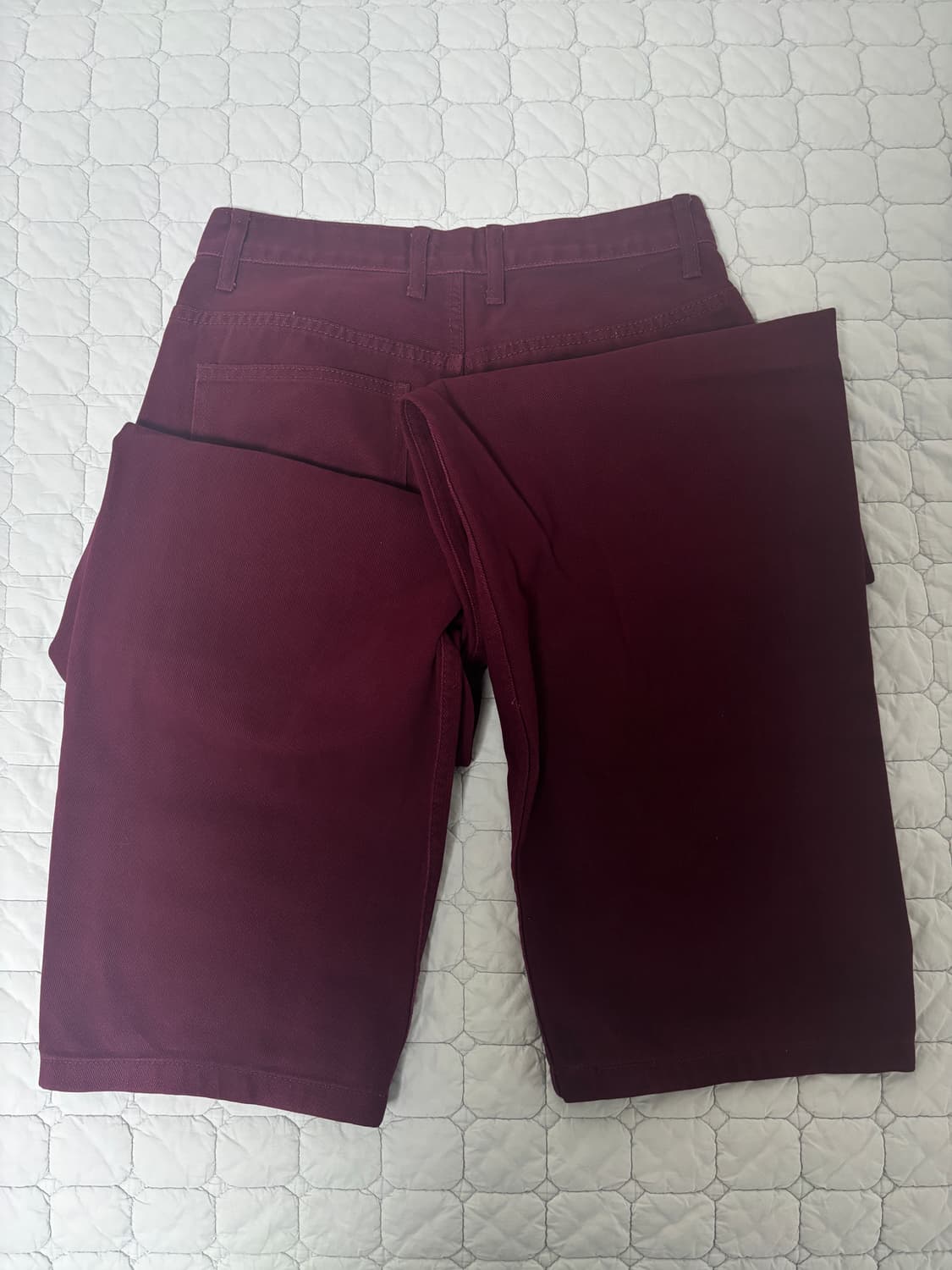 [M] 밀로 아카이브 리플렉트 커브드 팬츠 버건디 상품이미지6