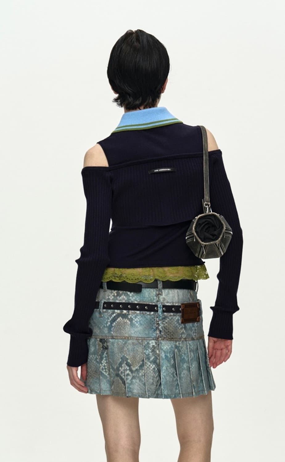 앤더슨벨 레이어드 오프숄더 칼라 탑 26ss S 상품이미지2