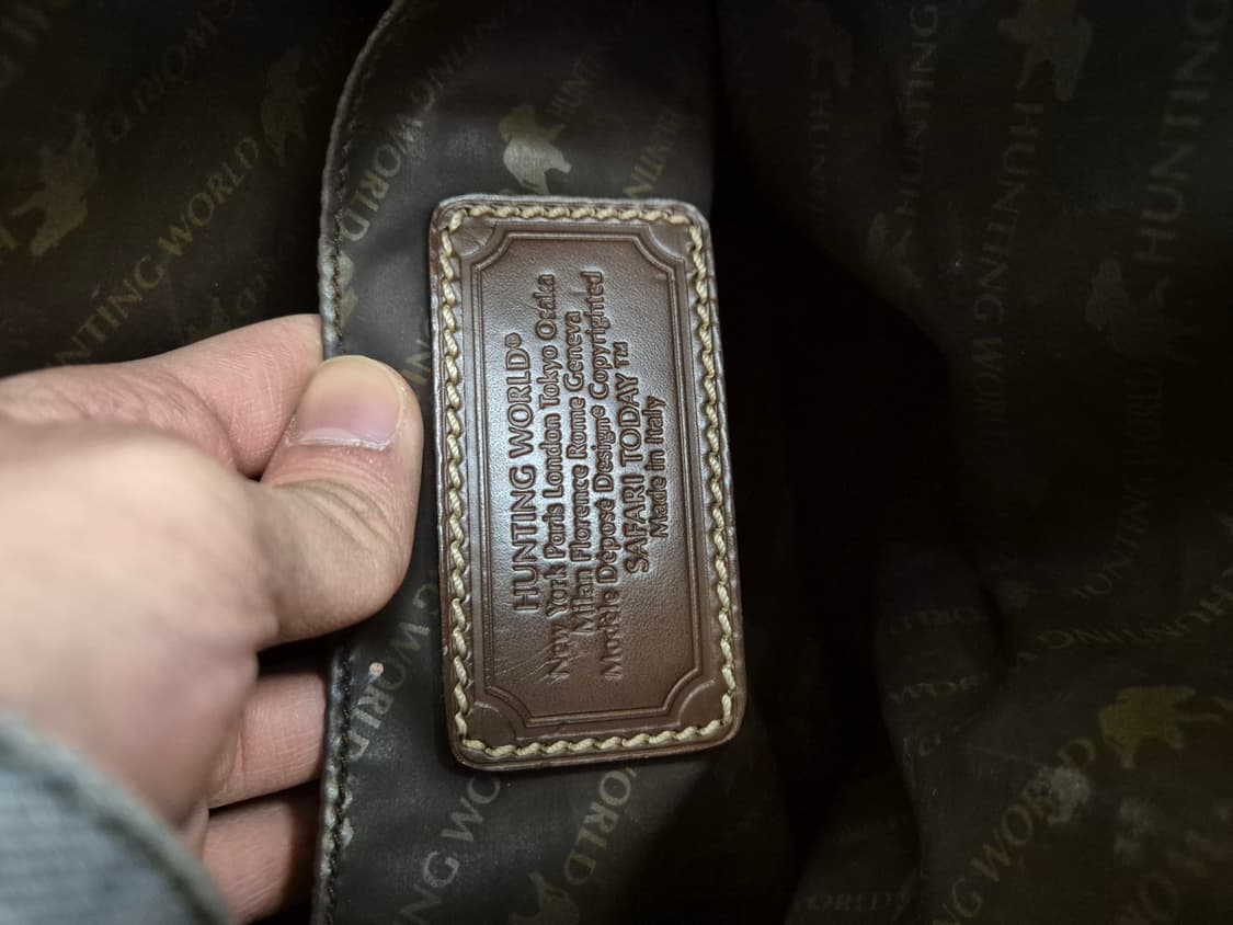 헌팅월드 토트백 베이지/브라운 상품이미지7