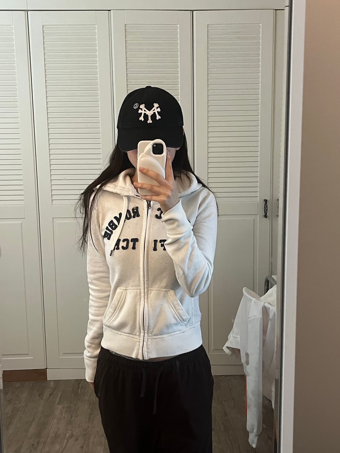 아베크롬비 후드집업 아이보리 xs 상품이미지2