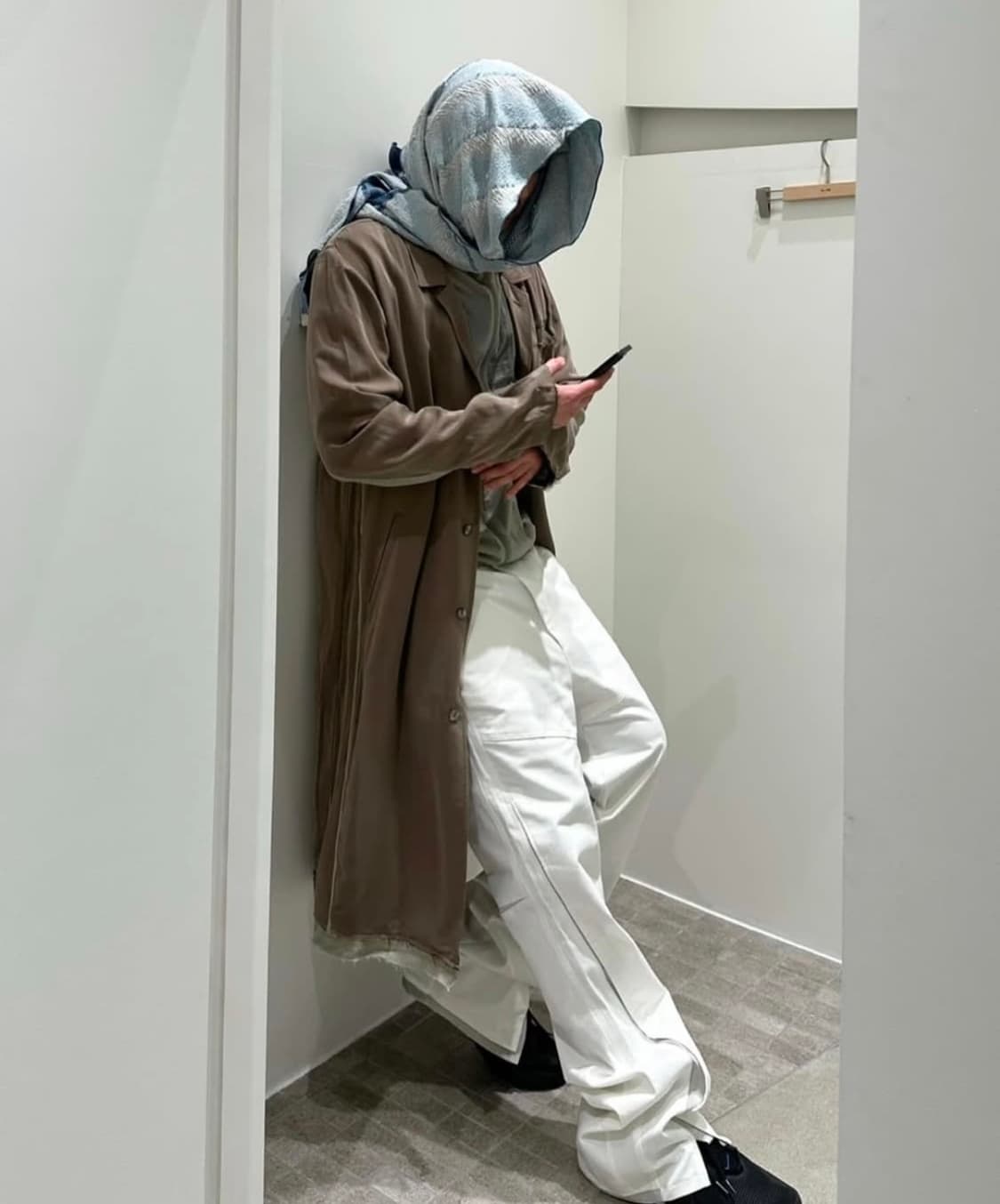 xlim ep.06 스카프 아이스블루 상품이미지1