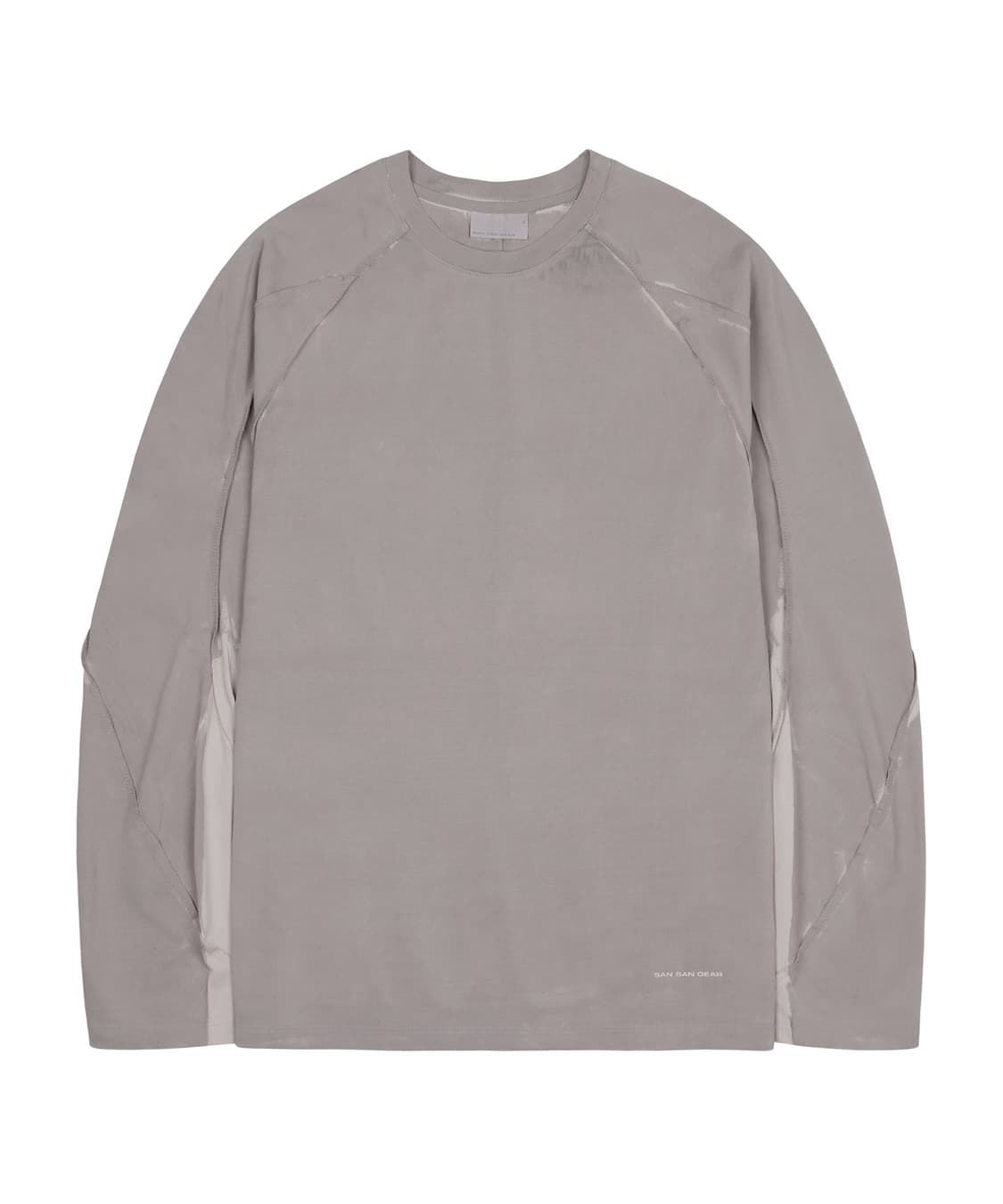 (3 4) 산산기어 콘트라스트 롱 슬리브 그레이 새상품 상품이미지1