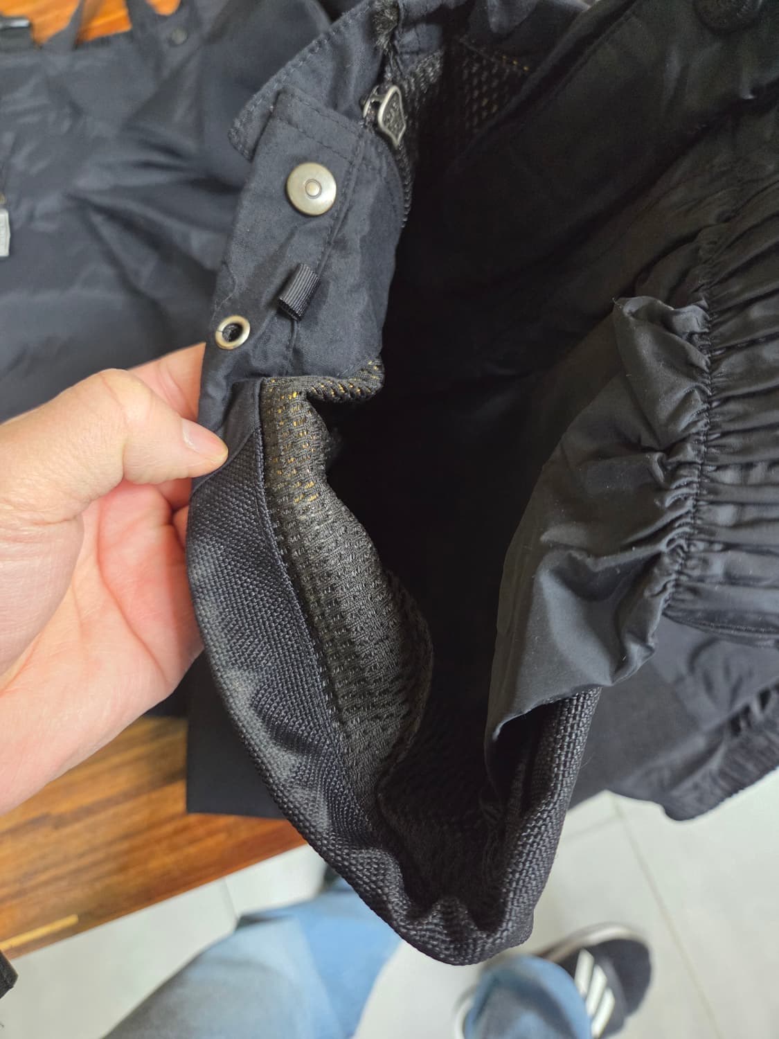 코오롱스포츠 올드스쿨 오버롤 멜빵 방풍 팬츠 xl 상품이미지6