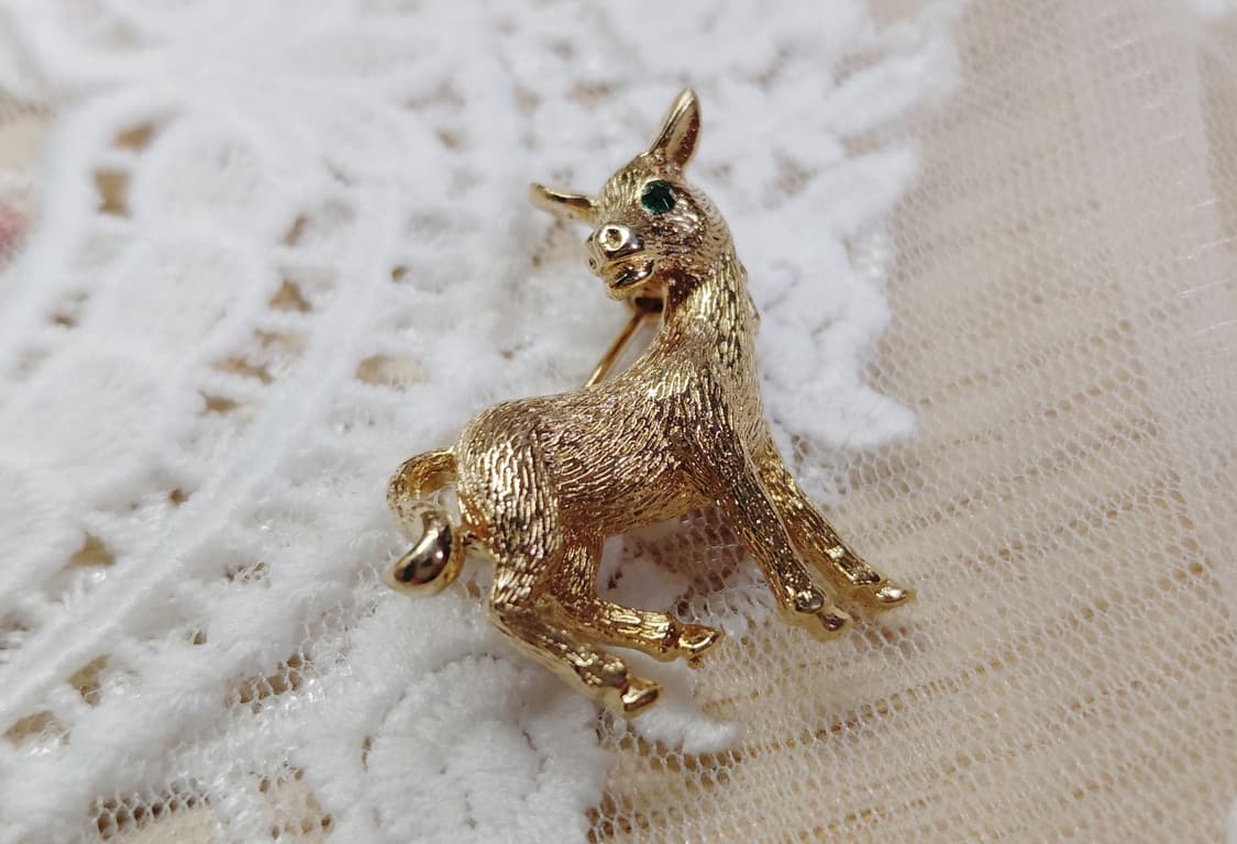 Vintage lisner사의 당나귀 브로치 상품이미지4