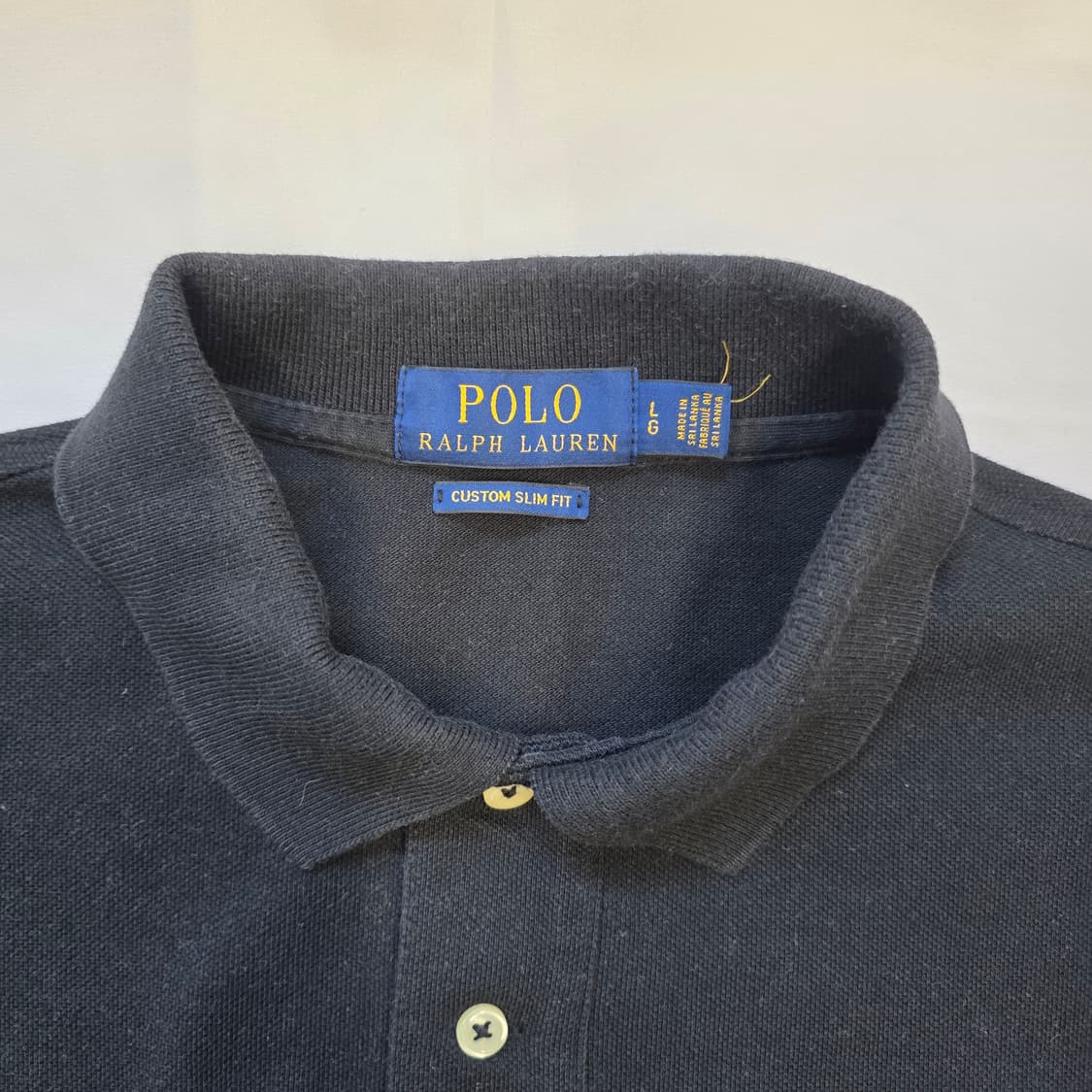 [L]폴로 랄프로렌 블랙 빅포니 반팔 카라티 상품이미지2