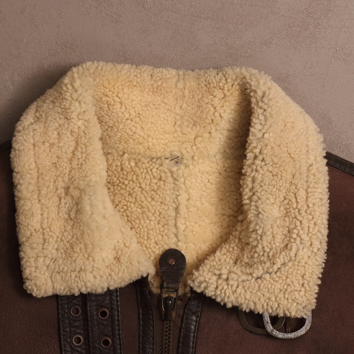 빈티지 양가죽 레더 무스탕 자켓 A1523 상품이미지3