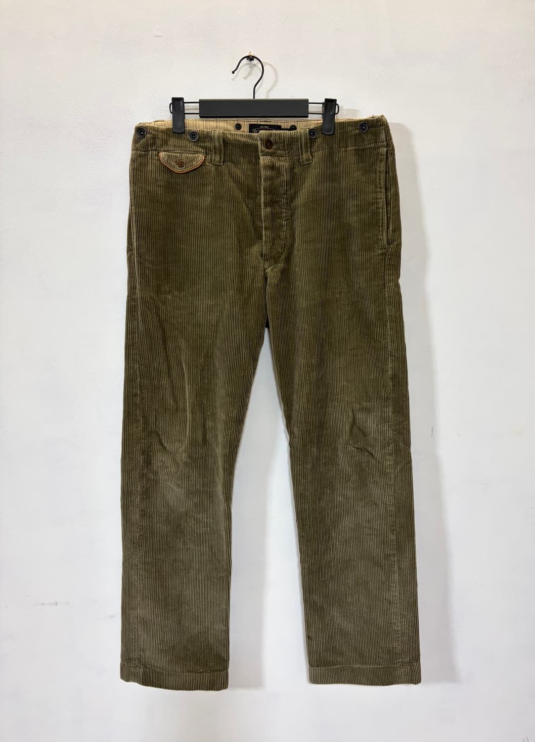 더블알엘 코듀로이 팬츠 32 (올리브) 상품이미지7