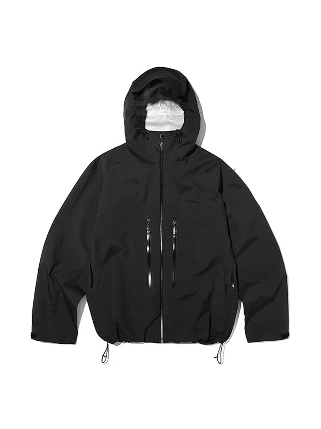 fetch 3LAYER HOODED JACKET BLACK 상품이미지1