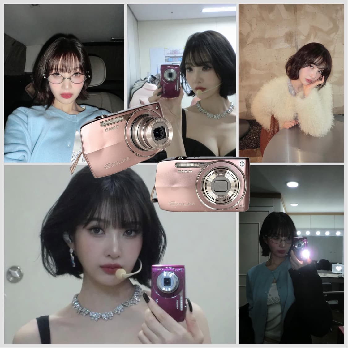 A급<< (로제, 모카, 아일릿) 카시오 엑슬림 z2000 핑크 상품이미지4