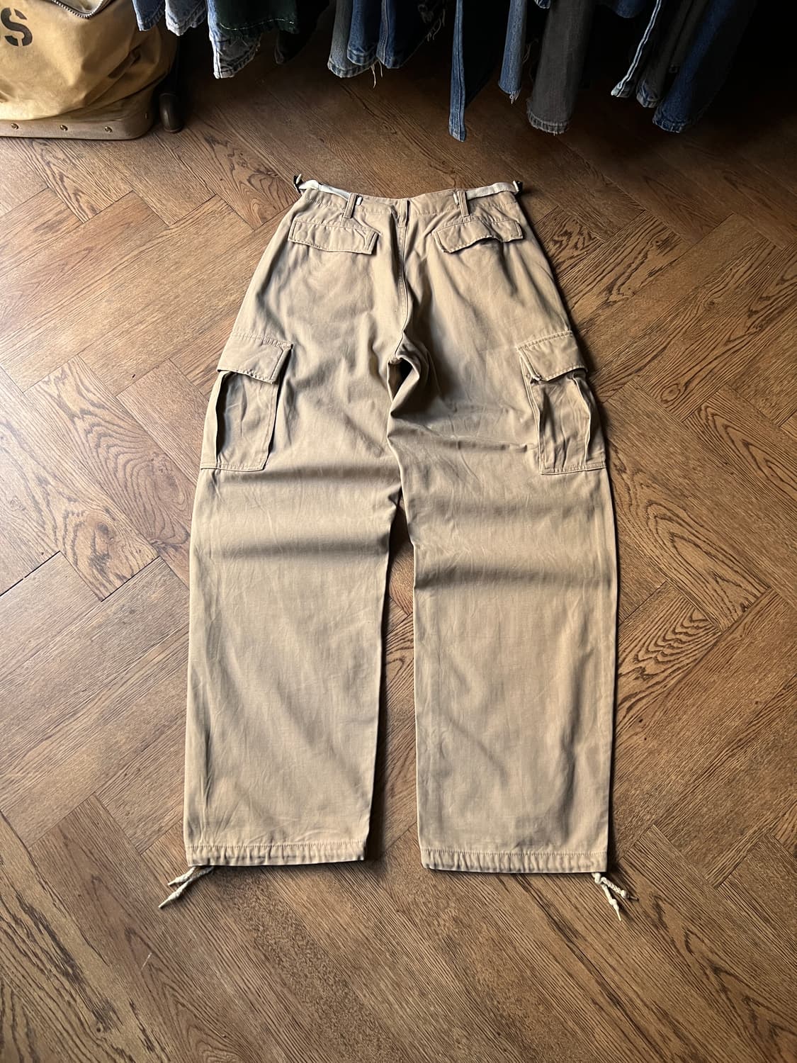 [S/R]오리지널 U.S AIR FORCE 미 공군 베이지 필드 카고팬츠 상품이미지2