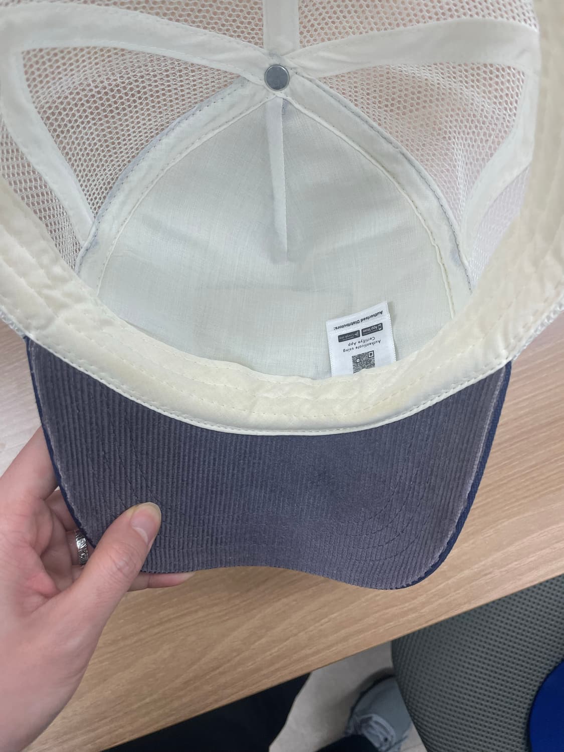 데우스 엑스 마키나 네이비 볼캡 상품이미지3