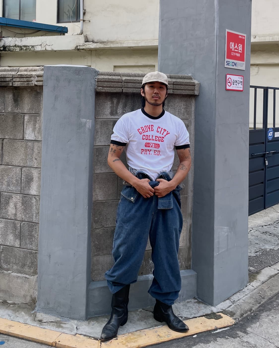 90‘s blue way denim coveralls 상품이미지9