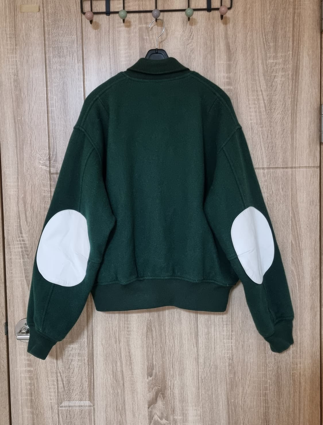 커버낫 가죽콤비 야구점퍼 (누빔안감) 상품이미지5