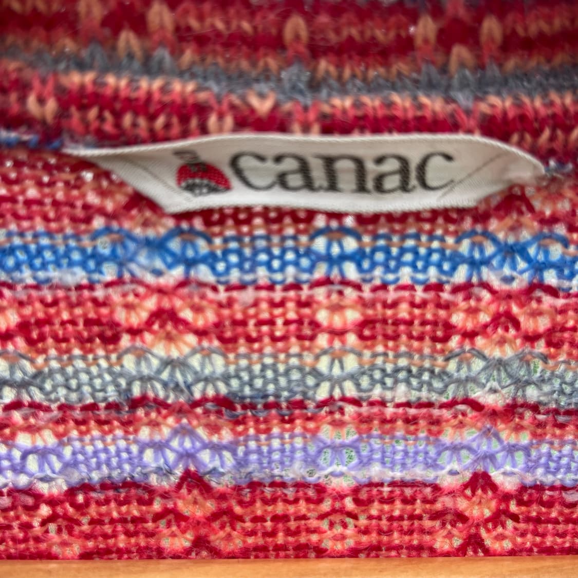 Multicolor Striped shawl collar cardigan 상품이미지5