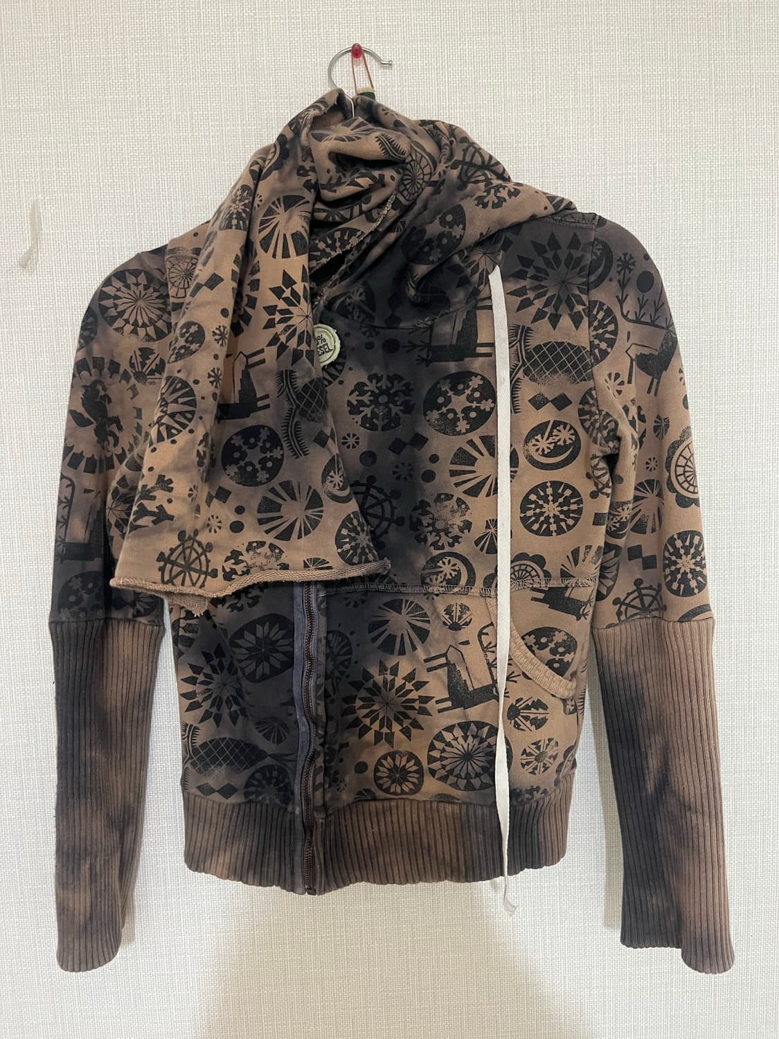 Vintage Diesel 빈티지 디젤 머플러 니트 집업 상품이미지1