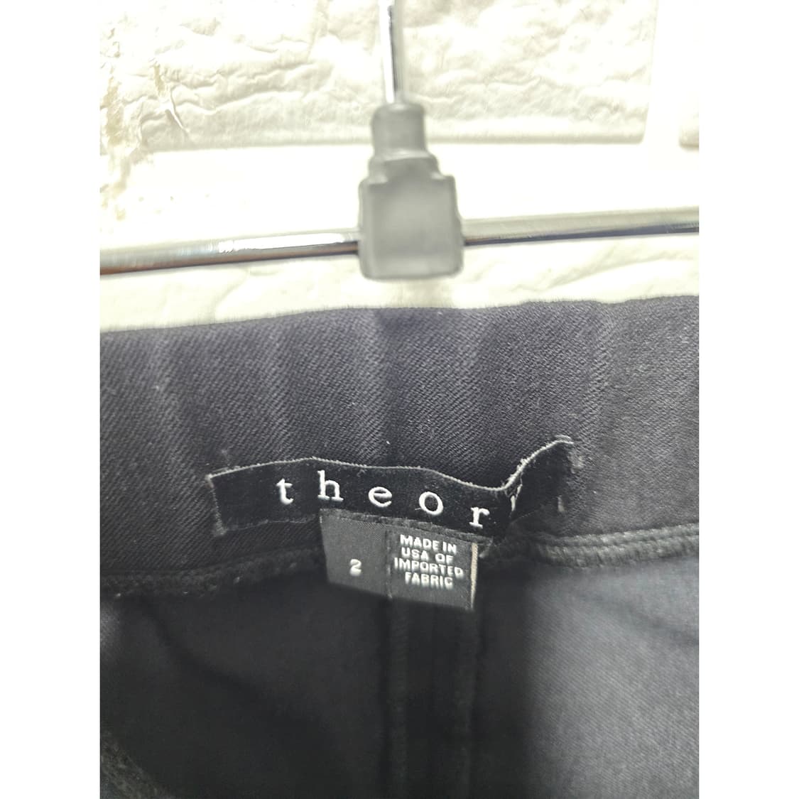 택포_ 띠어리 블랙 밴딩 스판 슬랙스 27인치 egh 상품이미지2