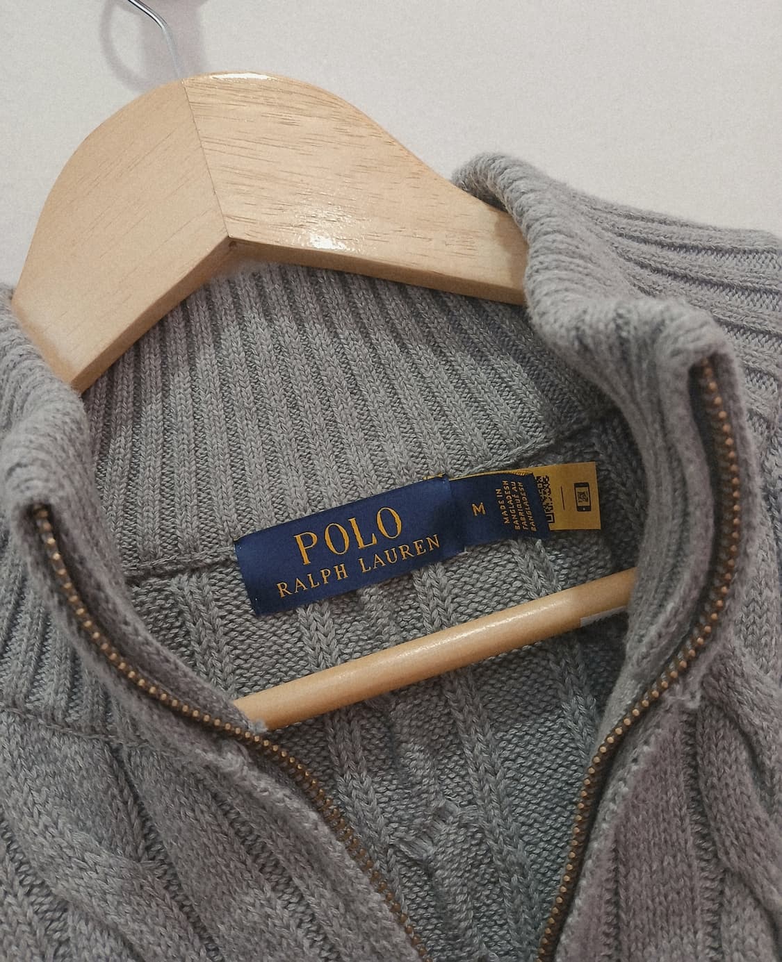 (새상품) 폴로랄프로렌 케이블니트 하프집업 상품이미지4