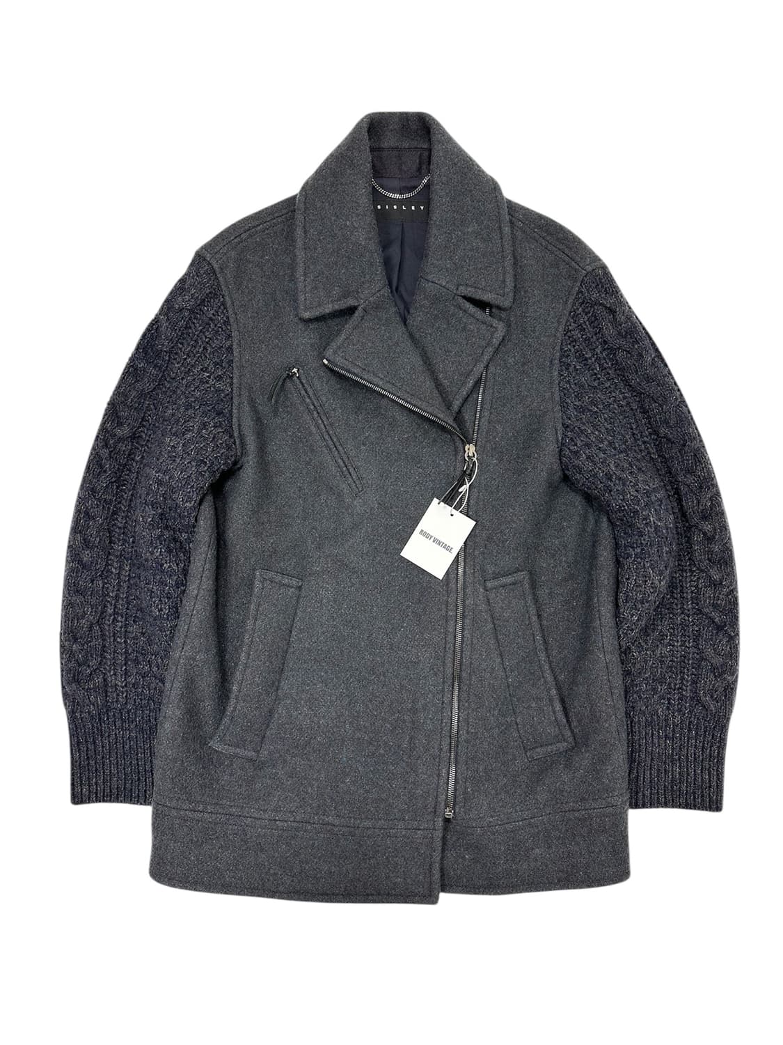 Sisley Wool Knit Sleeve Jacket 상품이미지1