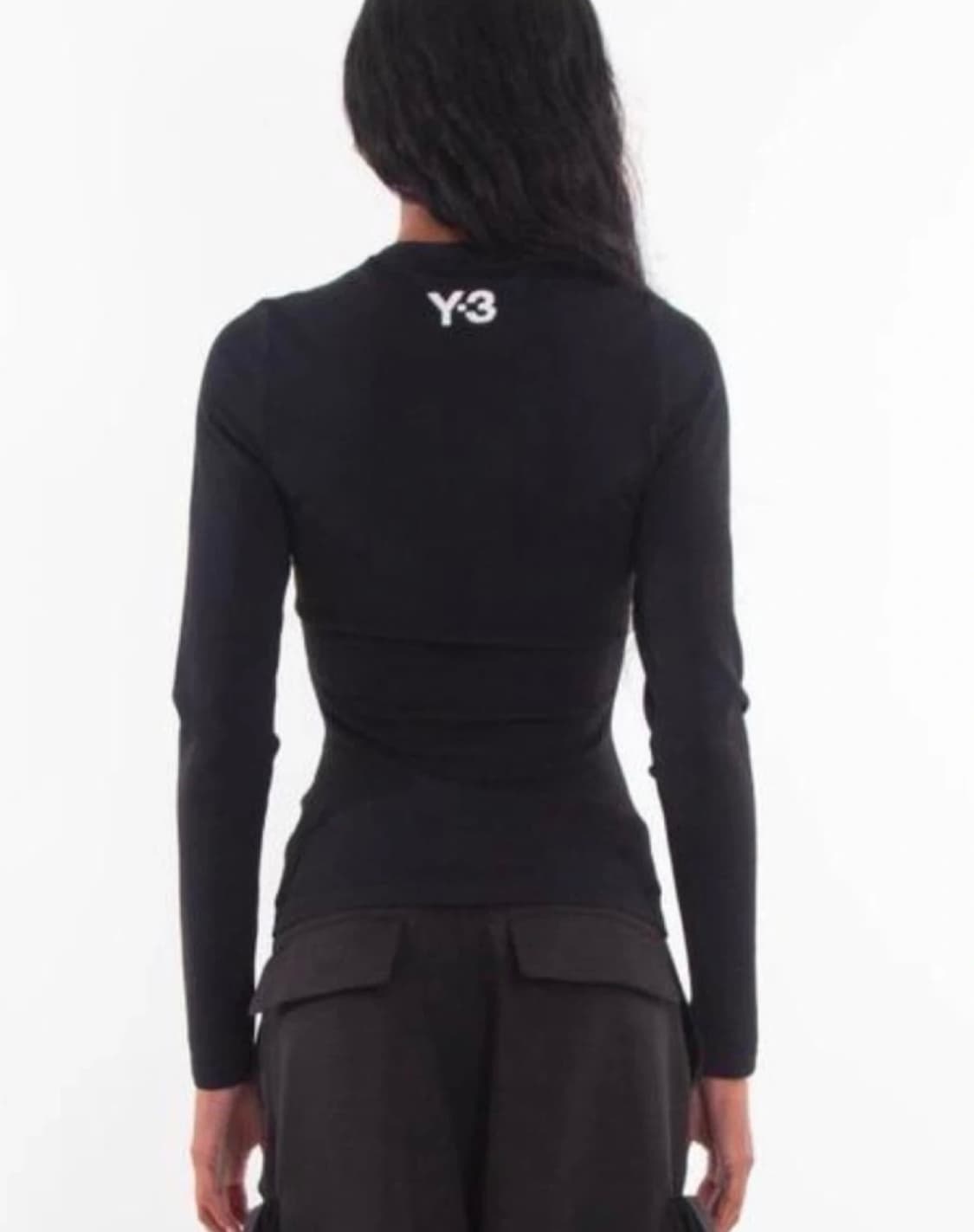 Y-3 블랙 롱슬리브 니트 블랙 S 상품이미지2