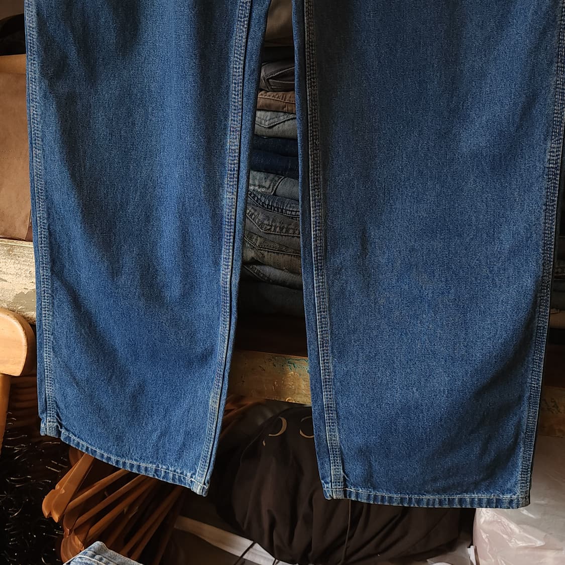 칼하트 카펜터 데님팬츠 워크팬츠 칼하트 덩가리 진청 34x34 상품이미지6