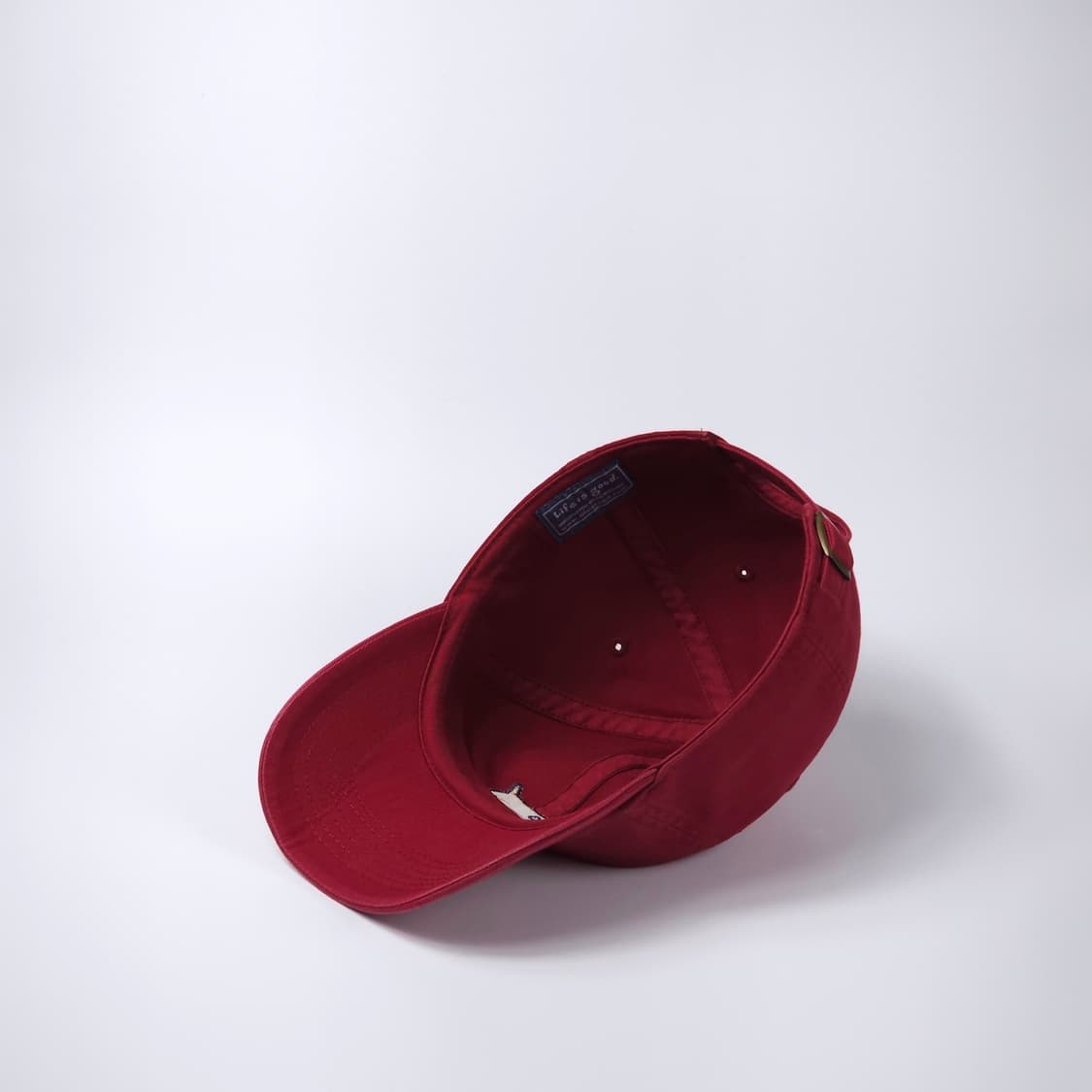 라이프이즈굿 레드 아메리칸 빈티지 볼캡 모자 상품이미지4