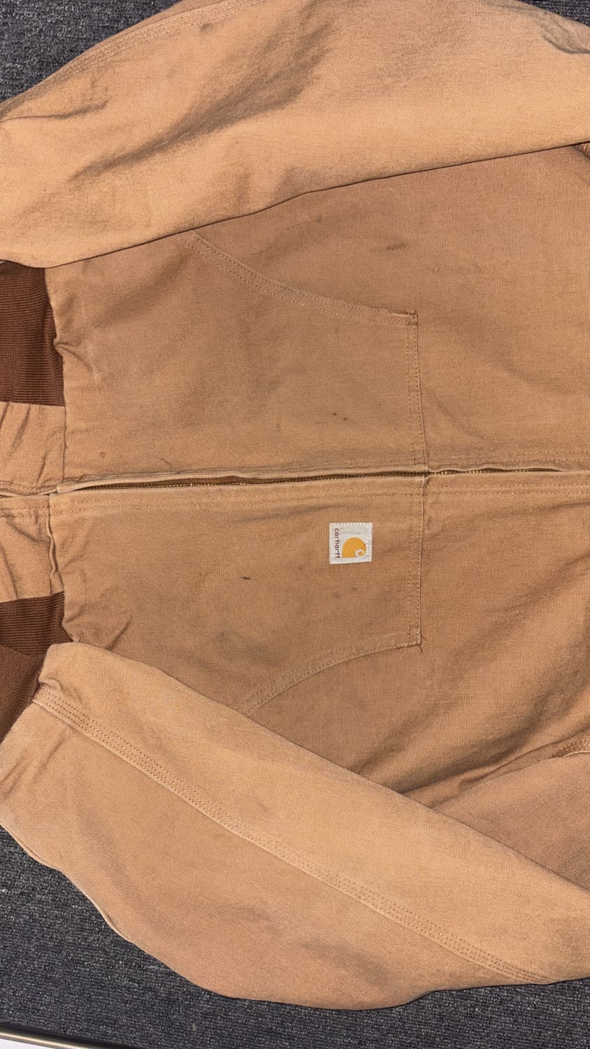 칼하트 빈티지 체크 후드집업 상품이미지2