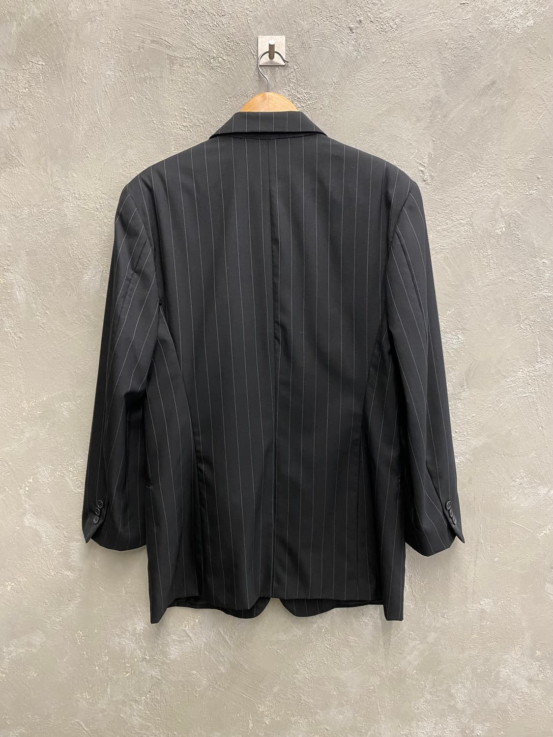 [50] 90s EMPORIO ARMANI 스트라이프 3버튼 블레이저 상품이미지5