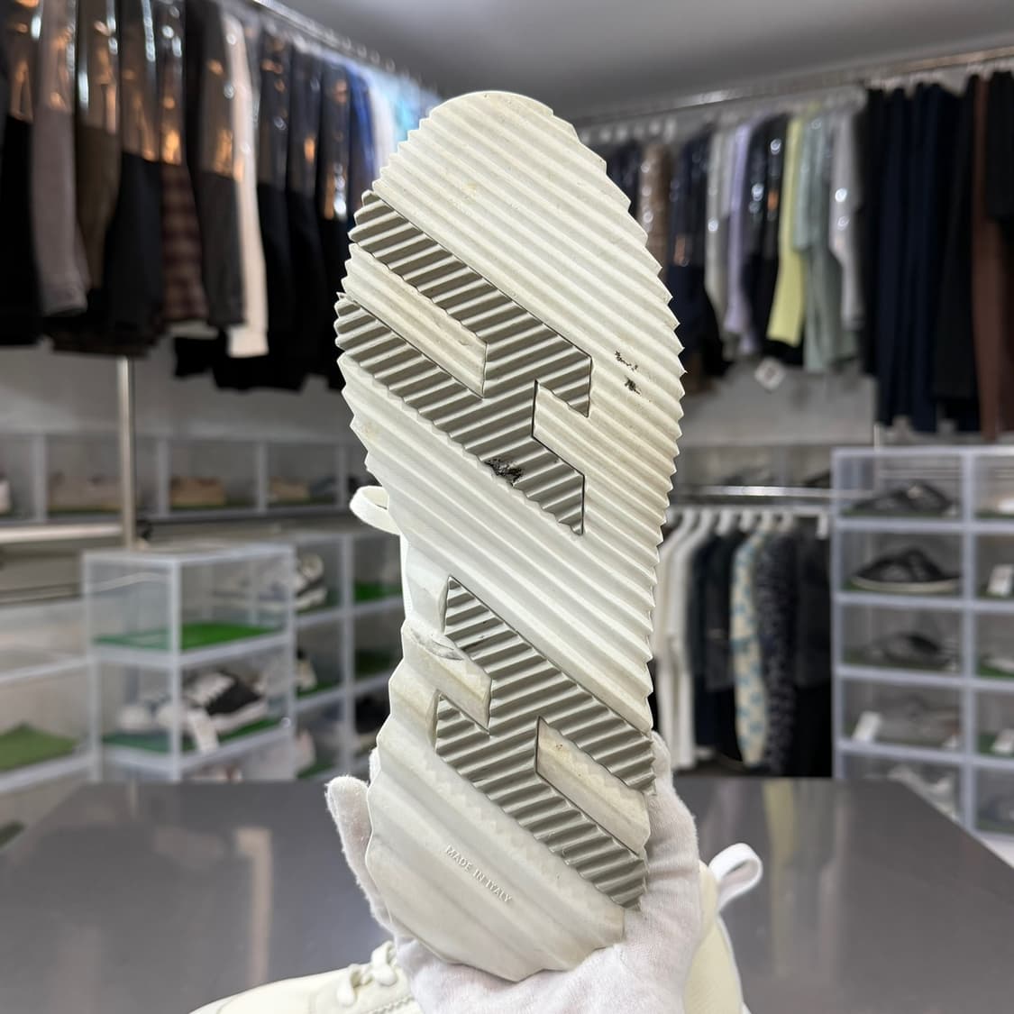 [리오브] 에르메스 바운싱 그레이 메쉬 스웨이드 스니커즈 상품이미지4