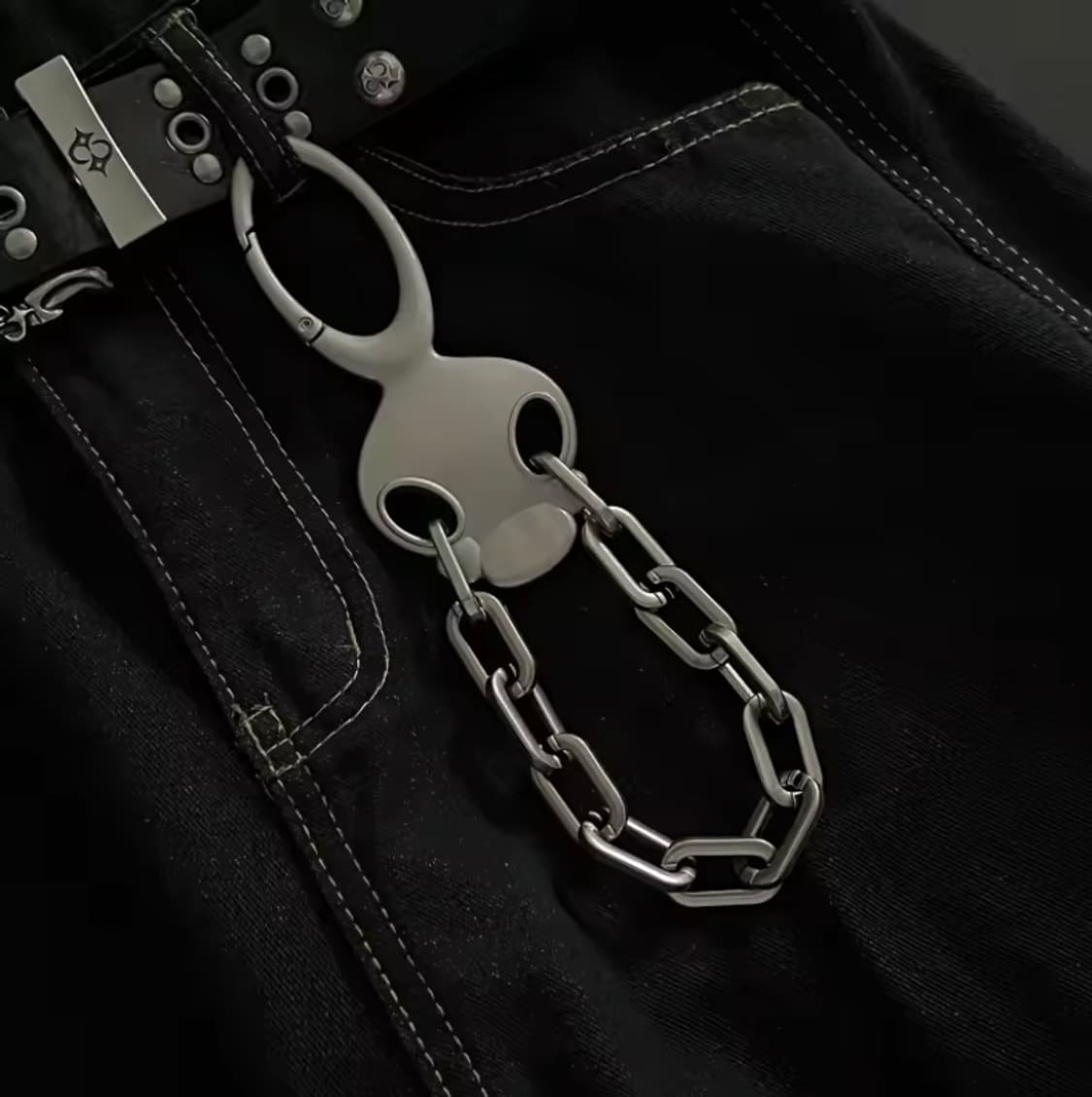 헤비 스틸 체인 키링 상품이미지3