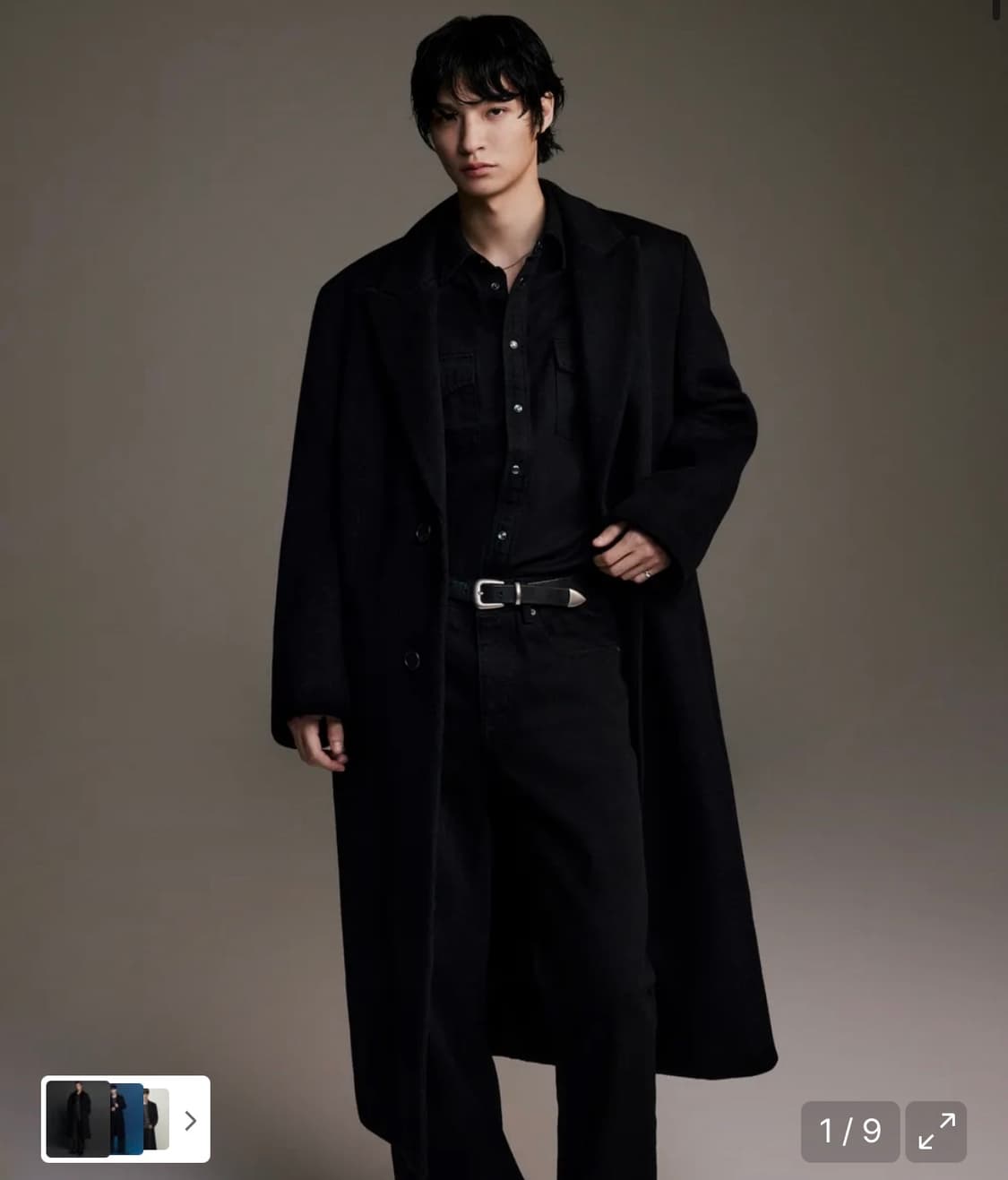 무텐다드 캐시미어 블랜드 싱글코트 상품이미지1