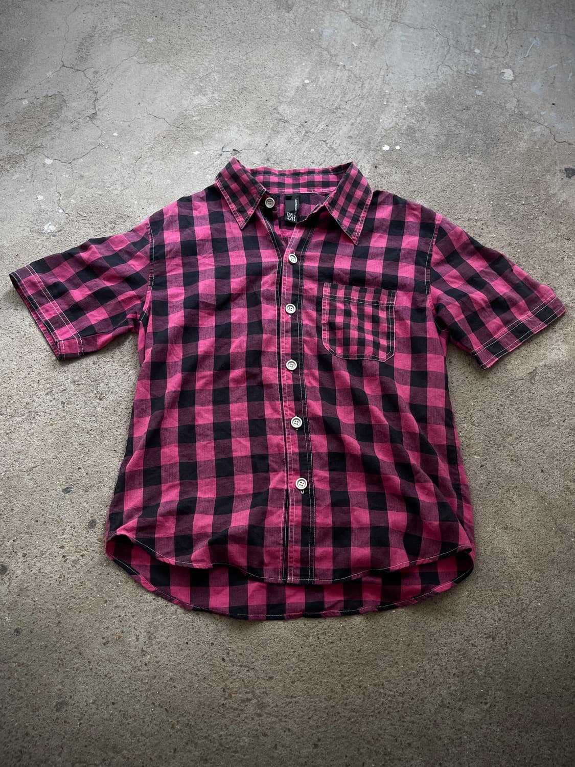 y2k check shirts 상품이미지1