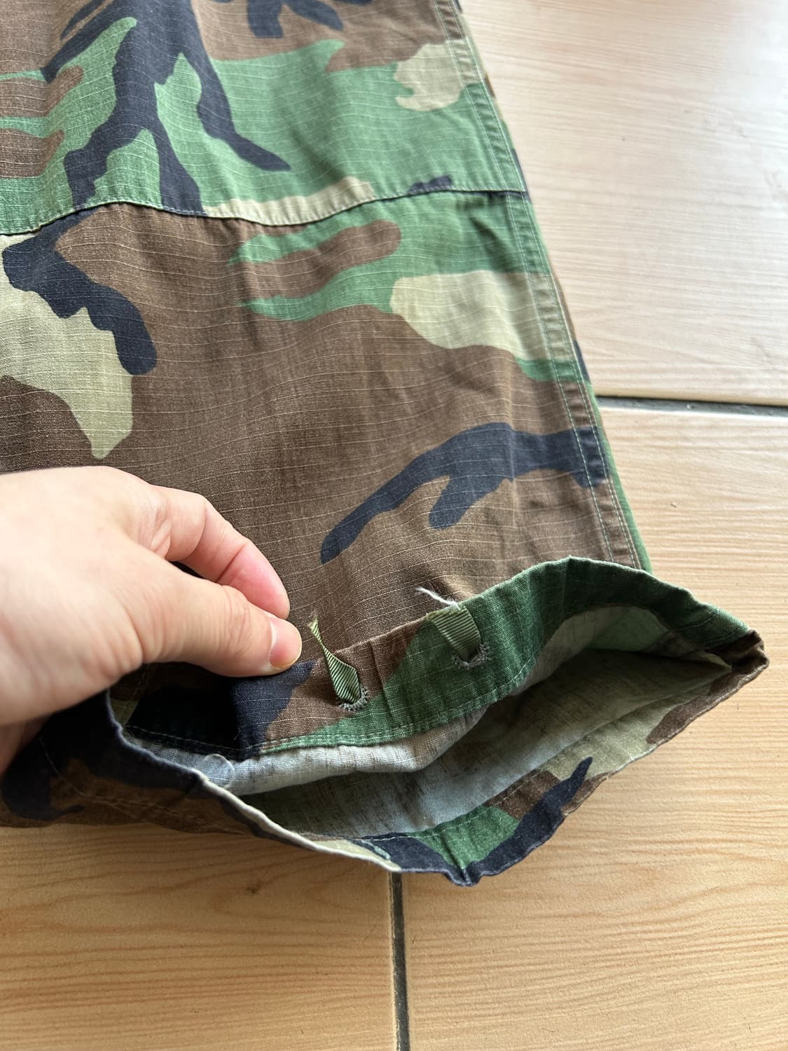 90’s 미군 오리지널 우드랜드BDU팬츠 라지/숏 상품이미지3
