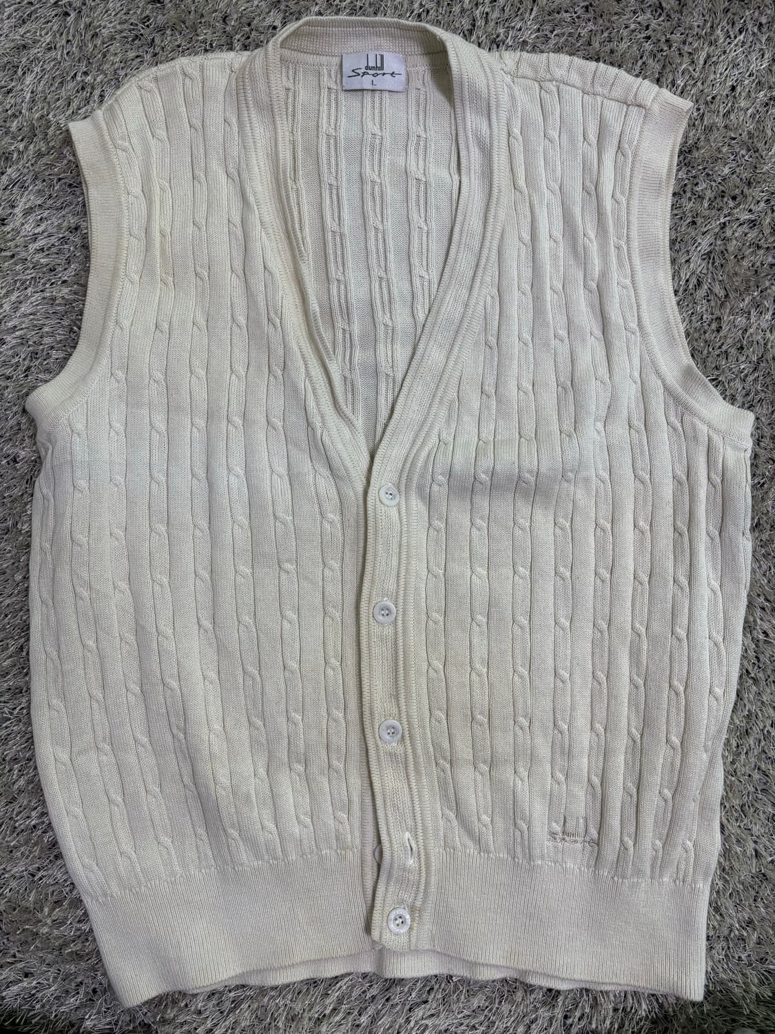 일본판 DUNHILL 니트베스트 사이즈 105 상품이미지1