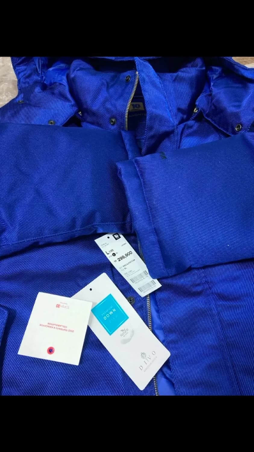 탑텐 강혁 후드 다운점퍼 네이비 L 상품이미지5